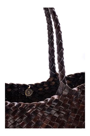 Santa Croce Big dark brown tote bag DRAGON DIFFUSION | 8892DARKBROWN